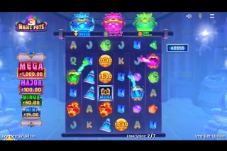 3 Magic Pots Magic Reels Free Spins