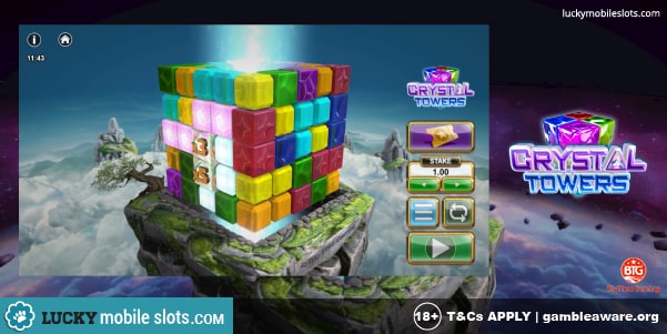 Big Time Gaming Crystal Towers Slot Game Preview