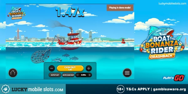 Play'n GO Boat Bonanza Rider Crashback Game Preview