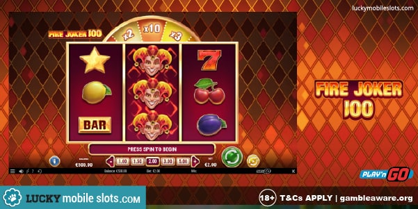 Play'n GO Fire Joker 100 Slot Preview