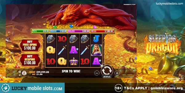 Pragmatic Play Sleeping Dragon Slot Game Preview