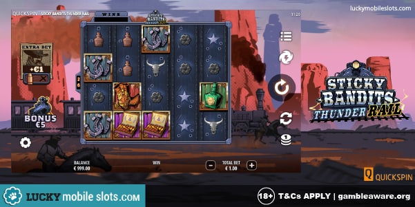 Quickspin Sticky Bandits Thunder Rail Slot Game Preview