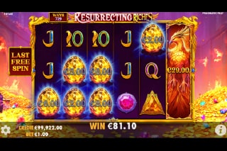 Resurrecting Riches Free Spins Bonus