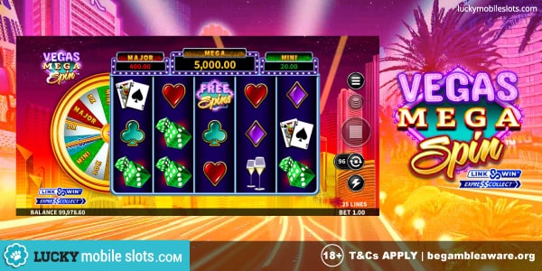 Vegas Mega Spin Fixed Jackpot Slot