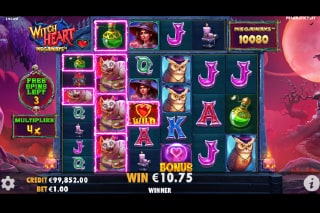 Witch Heart Megaways Free Spins Bonus