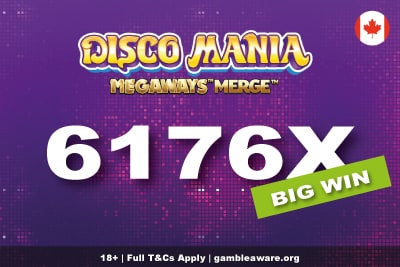 Disco Mania Megaways Merge Slot Big Win Canada