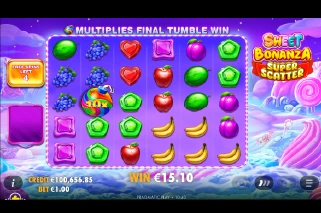 Sweet Bonanza Super Scatter Slot Win