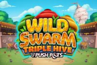 Push Gaming Wild Swarm Triple Hive Slot Logo