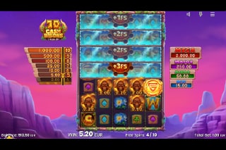 10 Cash Bisons Slot Free Spins Bonus