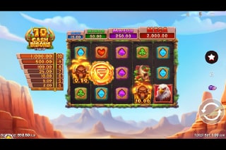 10 Cash Bisons Mobile Slot Game