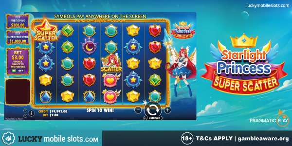 Starlight Princes Super Scatter New Slot Release