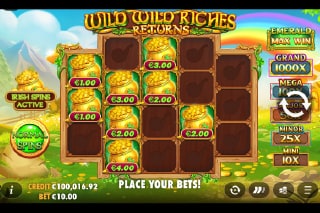 Wild Wild Riches Returns Irish Spins