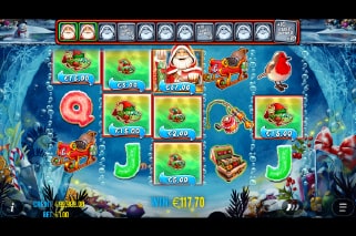 Big Bass Christmas Frozen Lake Bonus Game