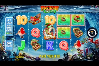 Big Bass Christmas FrozenLake Mobile Slot Game