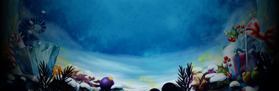 Big Bass Christmas Frozen Lake