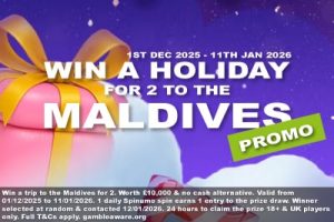 Win A Holiday to the Maldives at Casumo - Umoolidays Promotion