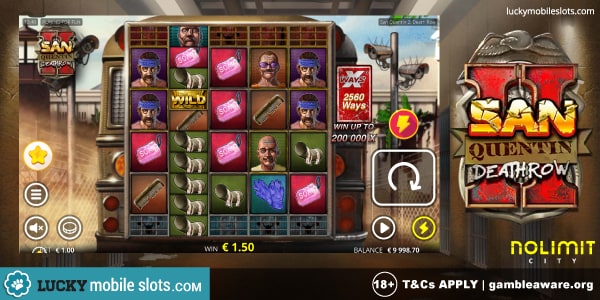 NoLimit City Sant Quentin II Deathrow Slot Game