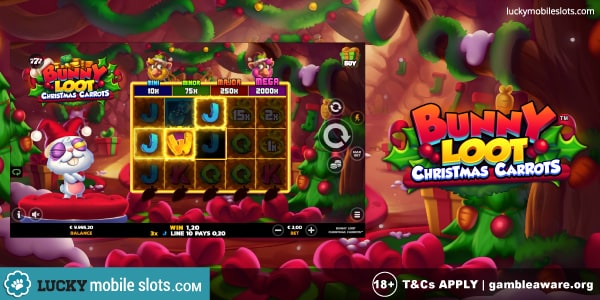 Bunny Loot Christmas Carrots New Slot Release