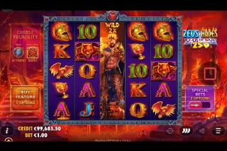 Zeus vs Hades Gods of War 250 Expanding Wilds