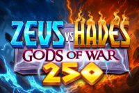 Zeus vs Hades Gods of War 250 Slot Logo
