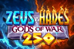 Zeus vs Hades Gods of War 250 Slot Logo