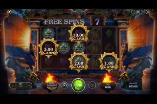 Babylon Riches Free Spins Bonus Game