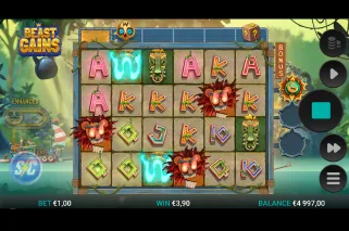 Beast Gains Mobile Slot Game