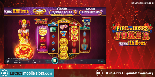 Fire and Roses Joker King Millions Slot Game