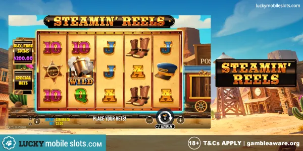 Steamin' Reels New Slot Release