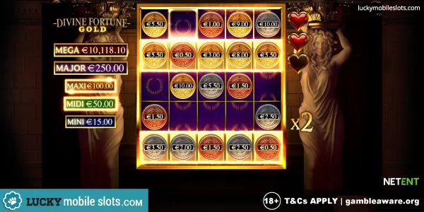NetEnt Divine Fortune Gold Slot Bonus Preview