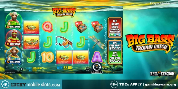 Big Bass Trophy Catch New Slot Release