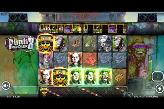 Punk Rocker 3 Free Spins Bonus Feature